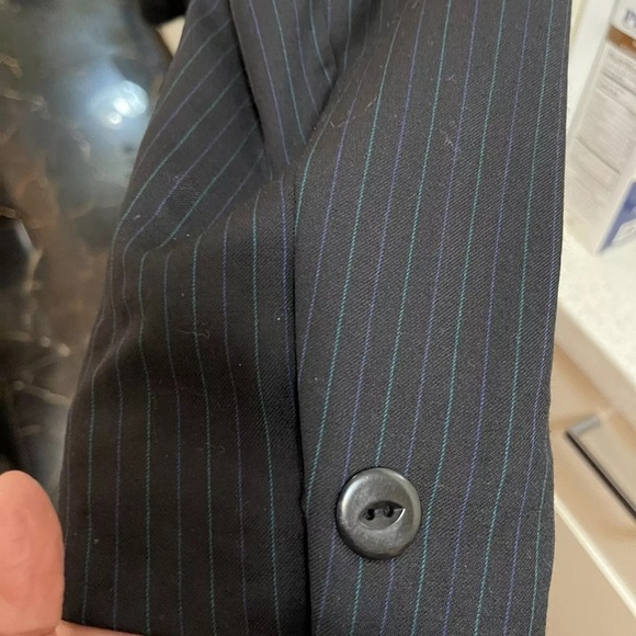 Austin Reed Womens Blazer Jacket  Size 8 100% Worsted Wool Gray - Picture 5 of 9